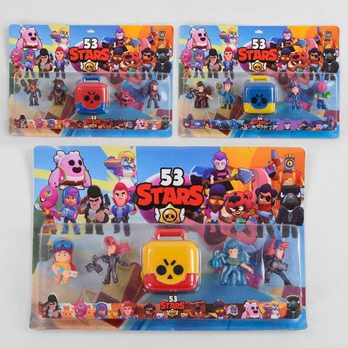 Герої LDY 220811 BRAWL STARS 3 види на листі