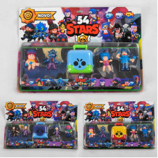 Герої LDY 220862 BRAWL STARS 3 види на листі