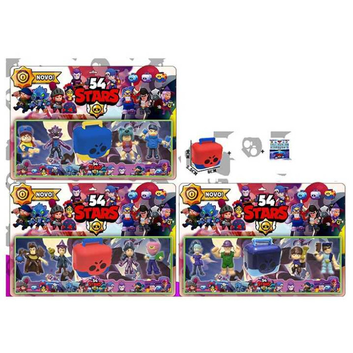 Герої LDY 220862 BRAWL STARS 3 види на листі