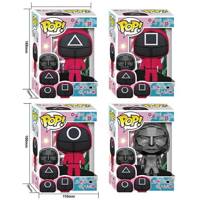 Герої YY 02 Гра в кальмара 4 види 16 см