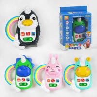 Телефон Звірята-малята ТК - 80492 TK Group 4 види ОЗВУЧ УКРАЇНСЬКОЮ МОВОЮ алфавіт цифри кольори пісні TK Group