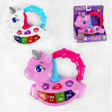 Піаніно Музичний єдиноріг 19495 TK Group ОЗВУЧУВАННЯ УКРАЇНСЬКОЮ МОВОЮ дитячі пісні мелодії віршики ігрові режими TK Group