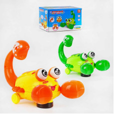 Музичний Скорпіон 65683 “TK Group” ОЗВУЧ УКР МОВОЮ колесо вільного ходу дитяча пісня світло рухає клешнями хвостиком та очима TK Group