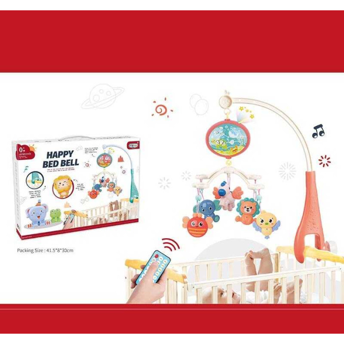 Карусель на радіокеруванні 668-183 N 5 режимів пісні музика історії мелодії озвучування англійською мовою проєктор брязкальця в коробці