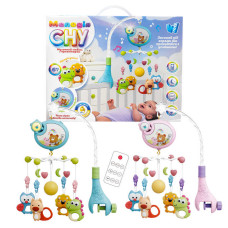 Карусель WToys 46666 2 види ОЗВУЧУВАННЯ УКРАЇНСЬКОЮ МОВОЮ проєкція підсвічування гучність таймер мікс видів WToys