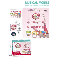 Музична карусель 648 A-67 підсвічування проєктор колискові таймер озвучування англійською мовою брязкальця в коробці