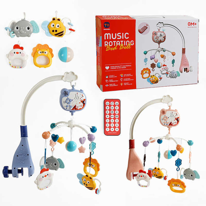 Музична карусель RT 668-15 Дитяча забавка з музикою і проєктором