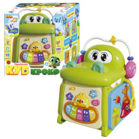 Музичний мультибокс 13167 WToys УКРАЇНСЬКЕ ОЗВУЧУВАННЯ пісеньки ноти загадки назви тварин їхні звуки віршики підсвічування пальчикові ігри WToys