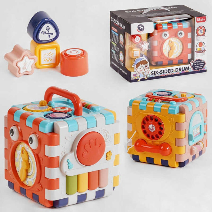 Музичний куб з підсвічуванням та звуками тварин (BM 1 001)