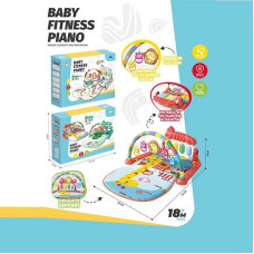 Килимок 1688-65 піаніно мелодії підсвічування 4 брязкальця