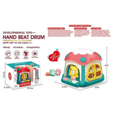 Будиночок логічний BM 1208 підсвічування звук мелодії шестерні віконце сортер тріскачка в коробці