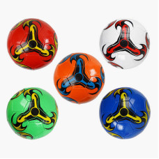 М`яч футбольний C 70163 5 кольорів розмір №5 матеріал PVC 260-270 грамів гумовий балон ВИДАЄТЬСЯ ТІЛЬКИ МІКС ВИДІВ