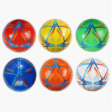 М`яч футбольний C 70164 6 кольорів розмір №5 матеріал PVC 260-270 грамів гумовий балон ВИДАЄТЬСЯ ТІЛЬКИ МІКС ВИДІВ