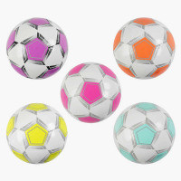 Мяч футбольный C 70124 5 цветов размер №5 материал PVC 280 грамм резиновый баллон ВЫДАЕТСЯ ТОЛЬКО МИКС ВИДОВ