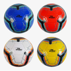 М`яч футбольний С 62395 TK Sport 4 кольори вага 300-310 грамів гумовий балон матеріал PVC розмір №5 ВИДАЄТЬСЯ МІКС TK Sport