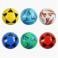 М'яч футбольний C 70127 6 кольорів розмір №5 матеріал PVC 280 грамів гумовий балон ВИДАЄТЬСЯ ТІЛЬКИ МІКС ВИДІВ