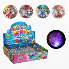 М`яч стрибун C 65467 TK Group ЦІНА ЗА 12 ШТУК В БЛОЦІ “Герой” блискітки підсвічування TK Group