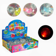 М`яч стрибун С 65470 TK Group ЦІНА ЗА 12 ШТУК В БЛОЦІ “Тваринка” блискітки підсвічування TK Group