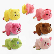 М`яка іграшка M 18461 3 види 2в1 двостороння вивернушка довжина 17 см ВИДАЄТЬСЯ ТІЛЬКИ МІКС ВИДІВ