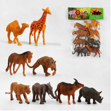Набір тварин TK - 10369 TK Group Дикі тварини 8 шт в пакеті TK Group