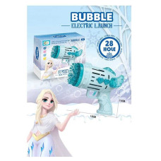 Пістолет з мильними бульбашками 668-12 на батарейках мильний розчин