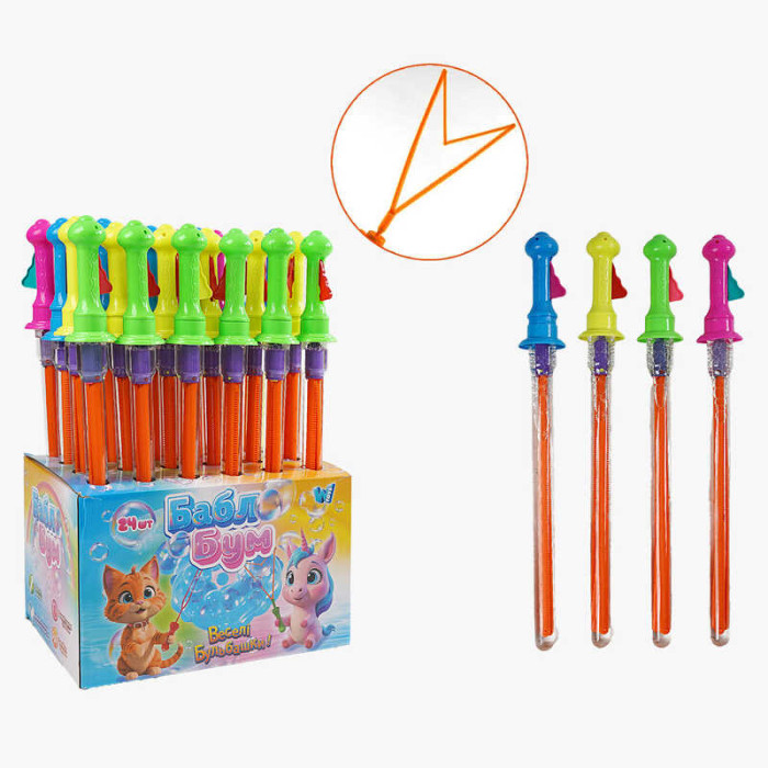 Мыльные пузыри ТС 20208 WToys 24 ШТУКИ В БЛОКЕ TK Group