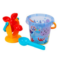 Набір для гри з піском 0105 Technok Toys відерце млин ложечка в сітці Technok Toys