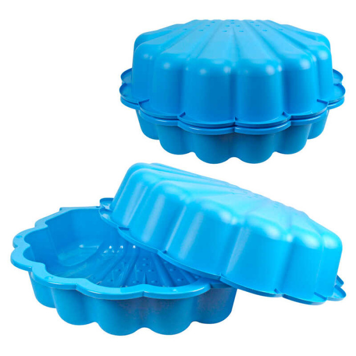 Пісочниця Блакитна мушля з 2-х частин 7522 Technok Toys розмір 87*777*18 см Technok Toys