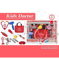 Набір лікаря KJ 1922 A-11 для маленьких лікарів (сумка стетоскоп термометр шприц інструменти)