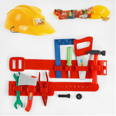 Набір інструментів 25162 каска пояс інструменти у сітці