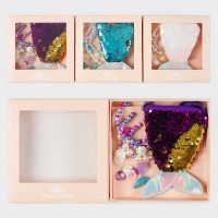 Набір прикрас C 63933 3 види сумочка-гаманець каблучка намисто кліпси браслет