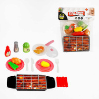 Набір гриль XZ 1016 A 15 елементів пательня посуд продукти у пакеті