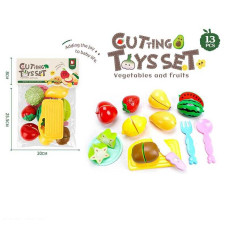 Продукти на липучці 2208 A4 дошка та ніж для “нарізання” тарілка ложка вилка в пакеті