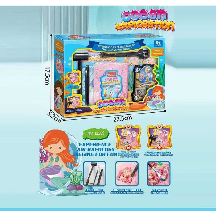 Розкопки 2054 гіпсовий блок інструменти в коробці