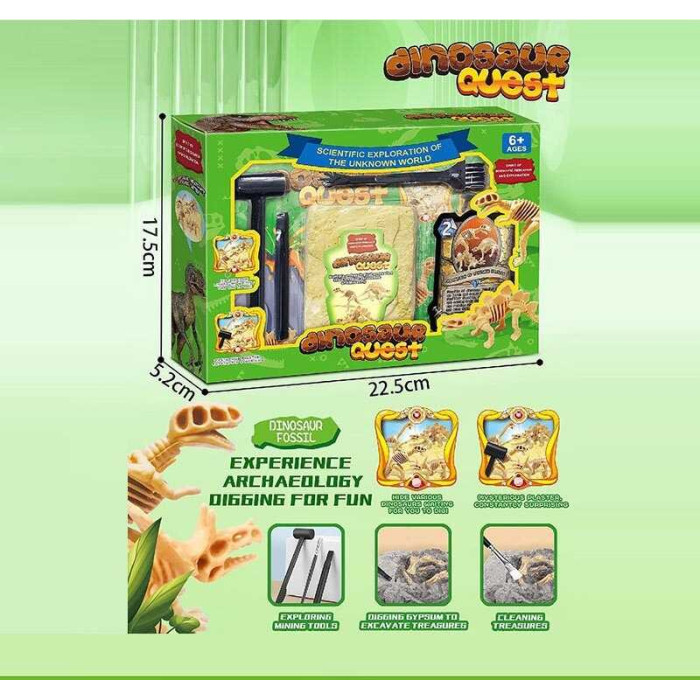 Розкопки 2052 гіпсовий блок інструменти в коробці