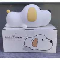 Нічник C 71562 “Песик” розмір - 15х9х7 см матеріал — силікон; 3 режими інтенсивності підсвічування таймер USB - кабель