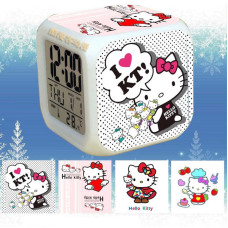 Годинник-нічник C 68952 будильник різнокольорове підсвічування звук