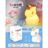 Нічник C 69806 3 режими USB Type-C силіконовий