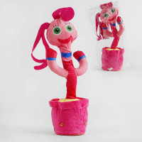 М`яка іграшка С 53132 Матуся-монстрик звук світло функія запису голосу танцює h-33 см в пакеті