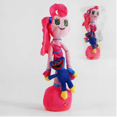 М`яка іграшка С 53133 Сім`я монстрик звук світло функія запису голосу танцює h-33 см в пакеті