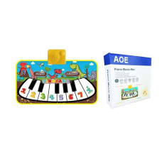 Килимок музичний 66399 y-13 465 х 3 х 25 см на батарейках піаніно режим пам'яті музика