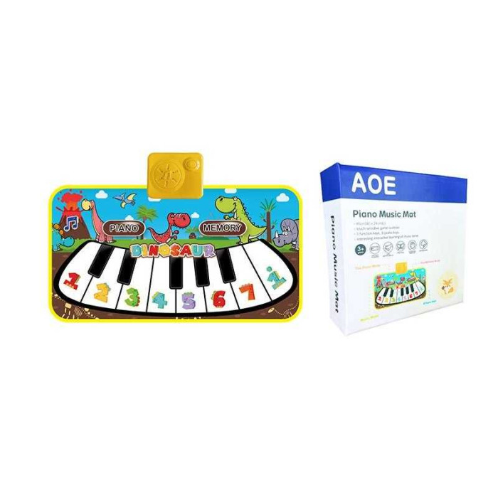 Килимок музичний 66399 y-13 465 х 3 х 25 см на батарейках піаніно режим пам'яті музика