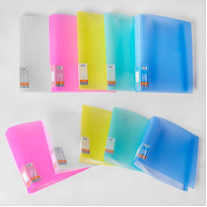 Папка для бумаг с файлами С 36915 5 цветов 60 файлов в пакете