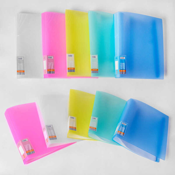 Папка для бумаг с файлами С 36915 5 цветов 60 файлов в пакете