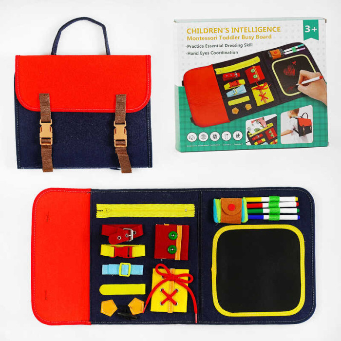 Логічна папка TT 997 8 застібок дошка для малювання 4 маркери