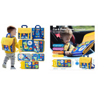 Логическая папка C 73093 фетровые элементы на липучках цифры цвета формы часы в упаковке