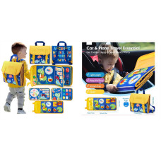 Логічна папка C 73093 фетрова елементи на липучках цифри кольори форми годинник в пакеті