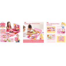 Логічна папка C 73094 фетрова елементи на липучках цифри кольори форми шнурівка в пакеті