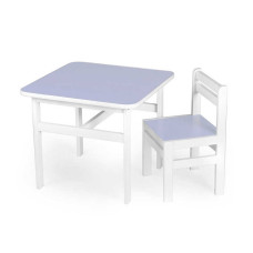 Дитячий стіл + стільчик фіолетовий плівка DS-SP03