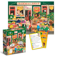 Пазл Ищи и находи Летние вкусности 300665 DoDo 80 элементов 28х39 см Dodo